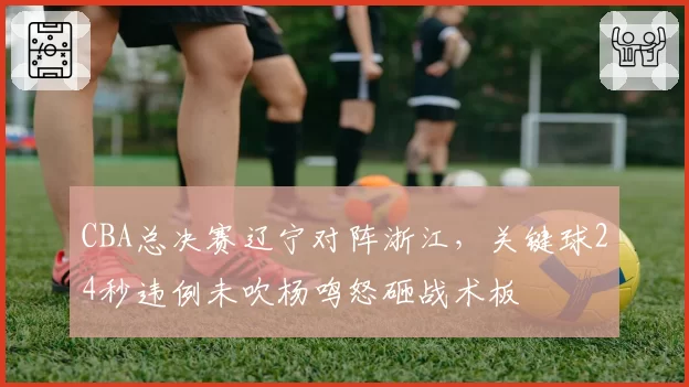 CBA总决赛辽宁对阵浙江,关键球24秒违例未吹杨鸣怒砸战术板